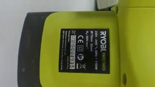 Дисковая пила Ryiboi EWS смотреть онлайн