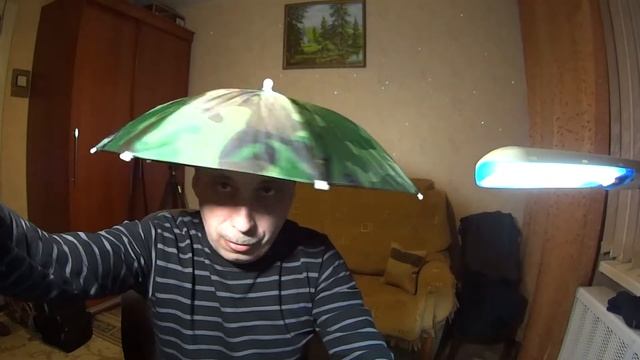Складная Шляпа зонтик Foldable Umbrella Hat смотреть онлайн