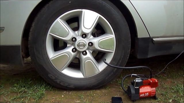Видеотест автокомпрессора Автопрофи AK-35. www.oblmarket.ru смотреть онлайн