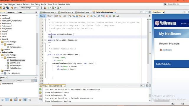 [KULIAH ONLINE] Constructor & Scanner pada Java смотреть онлайн