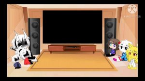 Реакция персонажей Андертейл и Hollow knight на видео по hollow knight.