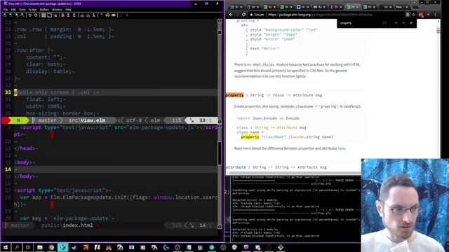 Elm, CSS; layout, cleanup, maybe a few features смотреть онлайн