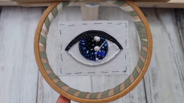 Брошь глаз мастер-класс. Проще простого. смотреть онлайн