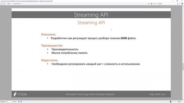Что такое JSON? Парсеры Data bind, Tree model, Streaming API. Java Professional. Урок 12