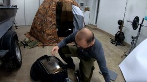 ВСЕ ПРОСТО! Свет в Палатку для зимней рыбалки!  Пол в палатку своими руками!