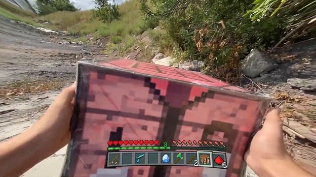 Minecraft in Real Life | DIAMOND PRO BASE SECRET HOUSE Realistic Minecraft Real POV 創世神第一人稱真人版