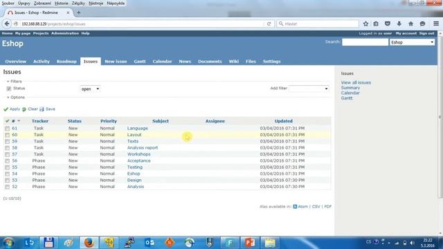 Redmine Project planning (WBS) смотреть онлайн