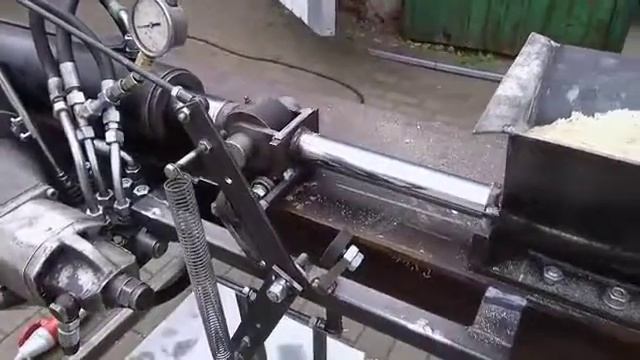 Самодельная машина для спрессовывания опилок смотреть онлайн