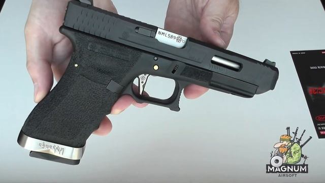 Страйкбольный пистолет WE GLOCK-35 G-Force смотреть онлайн