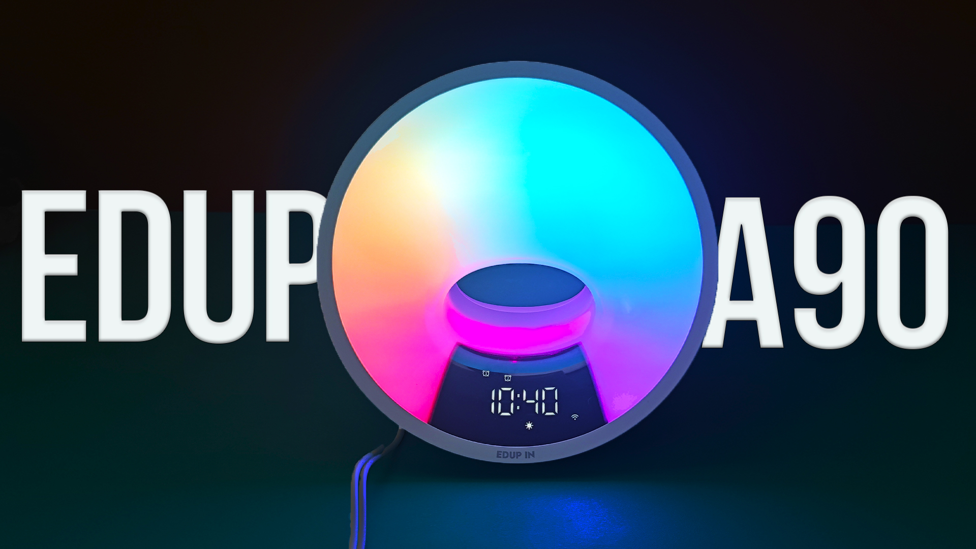 Умный БУДИЛЬНИК EDUP A90 с Bluetooth КОЛОНКОЙ, FM РАДИО, RGB и Имитацией Заката и Рассвета ! смотреть онлайн