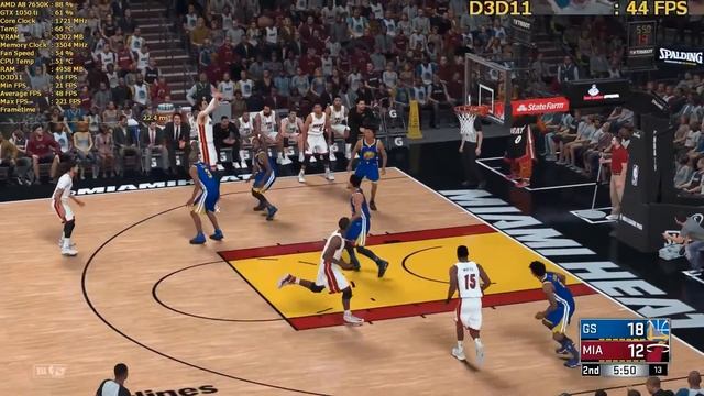 NBA 2K18: Ultra Settings | AMD A8 7650K, GTX 1050 ti смотреть онлайн