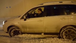 Для Субару Форестер всегда есть место зимой