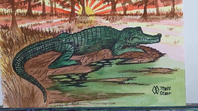 Alligator Swamp at Sundown смотреть онлайн