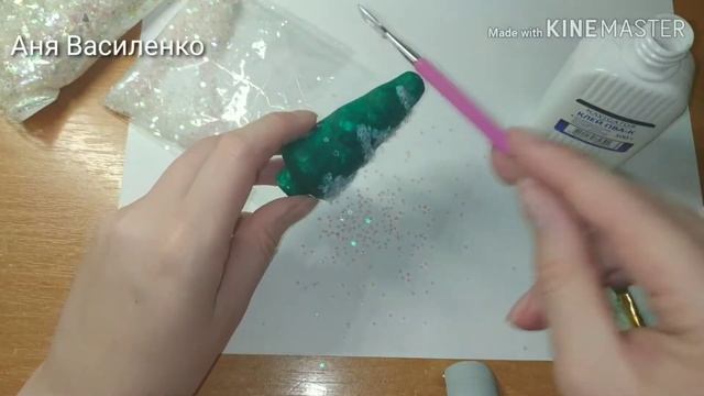 Новогодние поделки из пенопласта с блёстками смотреть онлайн