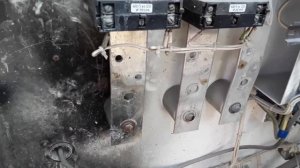 Ремонт трансформатора для прогрева бетона на стройке в полевых условиях.