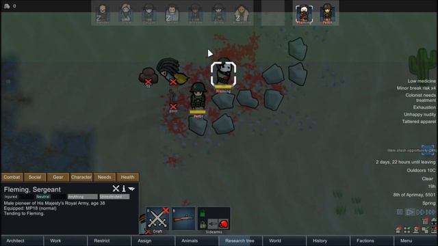 RimWorld War - World War One Overhaul - Pt.15 "Two Man Army" [RimWorld Beta 18] смотреть онлайн