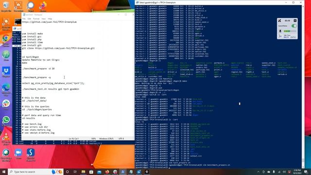 Benchmark Greenplum Database with TPC-H смотреть онлайн