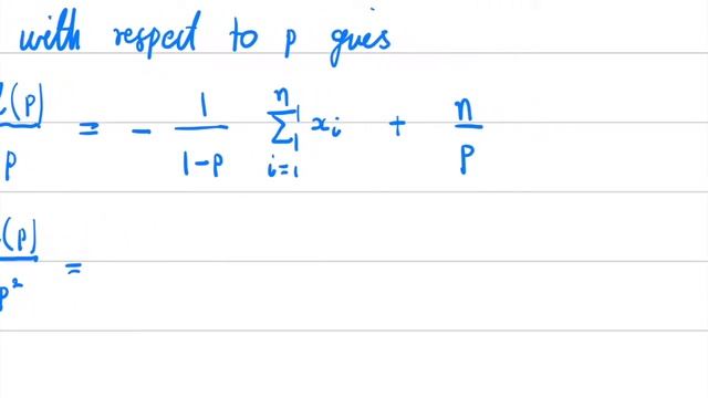 Maximum Likelihood Estimation for the Geometric Distribution смотреть онлайн