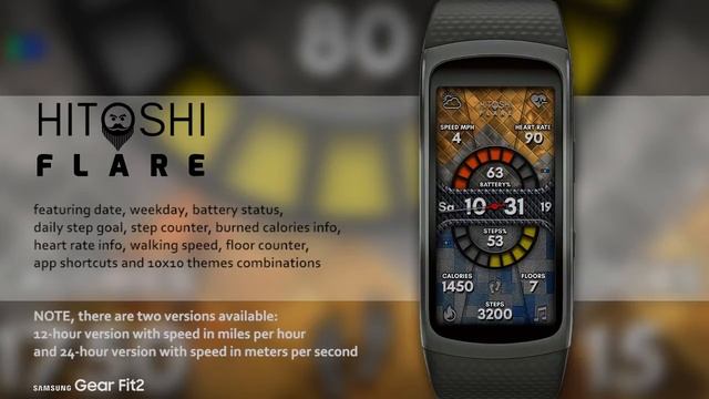 Hitoshi Flare for Samsung Gear Fit2 смотреть онлайн