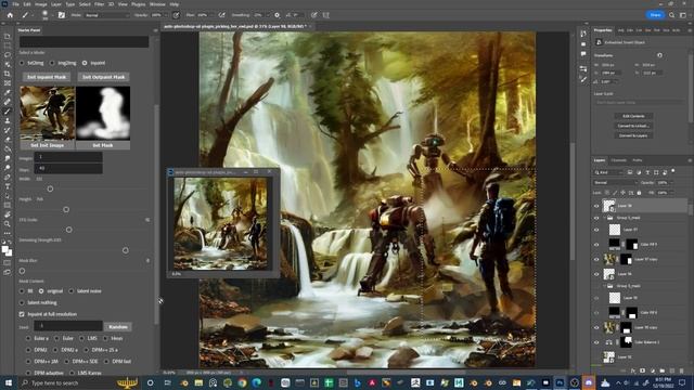 Stable diffusion AI Photoshop Plugin Free and Open Source смотреть онлайн