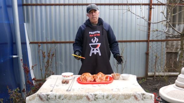 Курица в тандыре с аджикой смотреть онлайн