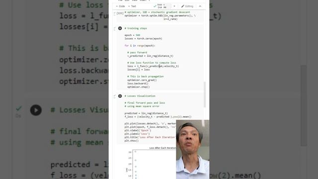Linear Regression Using PyTorch Neural Network and NumPy in Python смотреть онлайн