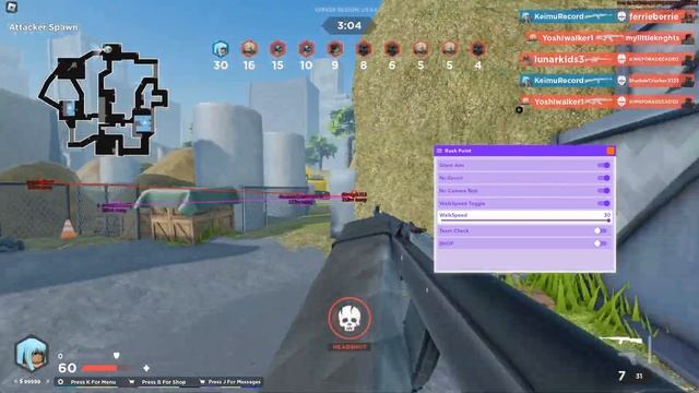NEW! Rush Point SCRIPT | Silent Aim, No Recoil, ESP, BHOP + MORE (THE BEST FREE GUI FOR RUSH POINT! смотреть онлайн