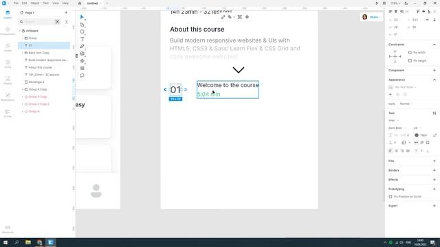 How to design a mobile app in Lunacy. Part 4 смотреть онлайн