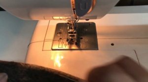 Потайной шов на машинке