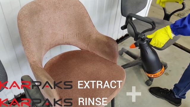KARPAKS EXTRACT и KARPAKS RINSE средства для экстракционной чистки мягкой мебели и ковров смотреть онлайн