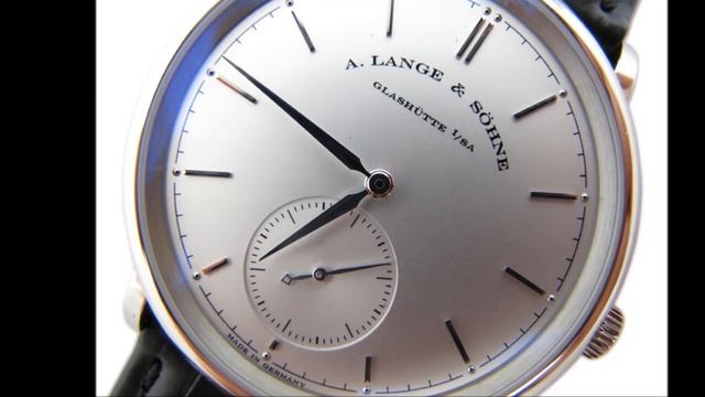 A Lange & Sohne Saxonia Automatic 18k White Gold Ref# 380.026 смотреть онлайн