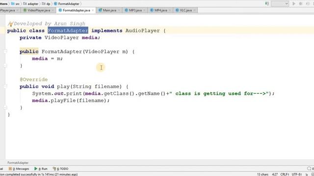 Adapter Design Pattern смотреть онлайн