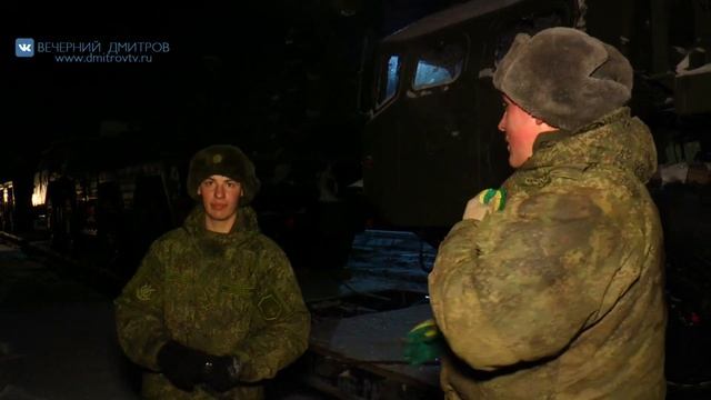 Прибытие военной техники на ЖД Вокзал Дмитрова смотреть онлайн