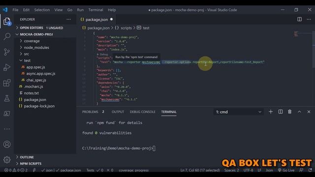 #7 Mocha - Html Report - Mochawesome Report смотреть онлайн