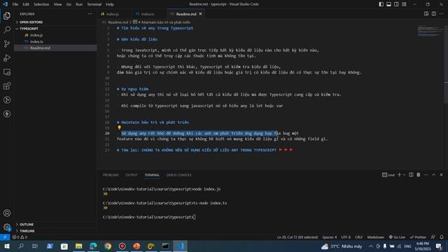Tự Học Typescript #1 - Có Nên Sử Dụng any Trong Typescript смотреть онлайн