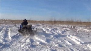 Самодельный вездеход на базе двигателя LIFAN 192FD (17 л.с.)