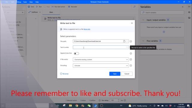 How to create an empty text notepad file - Power Automate Desktop смотреть онлайн