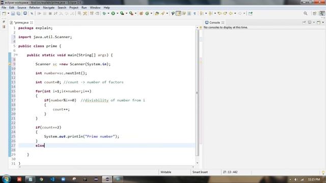 How to check whether a number is Prime or not in JAVA || #JAVA смотреть онлайн