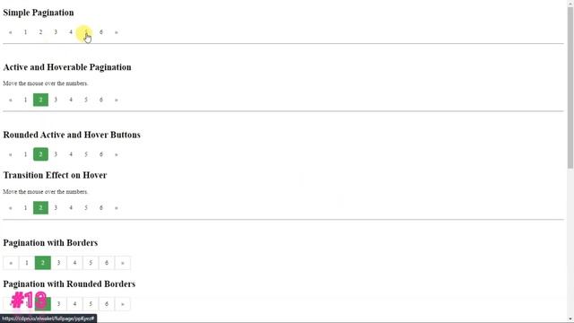 HTML Pagination [ Top 20 CSS Pagination ] смотреть онлайн