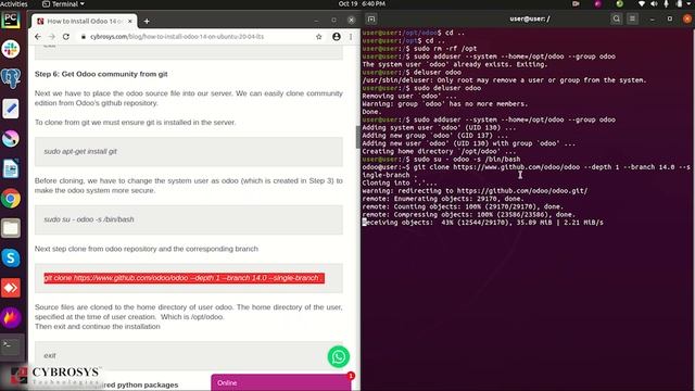 How to Install Odoo 14 on Ubuntu 20.04 | Odoo 14 Installation Guide #installodoo смотреть онлайн