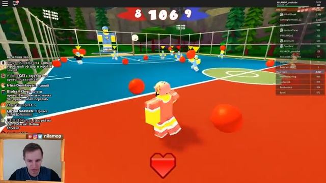 №654: КРАСНЫЕ ВЫШИБАЛЫ ПРОТИВ СИНИХ - DODGEBALL в Roblox смотреть онлайн