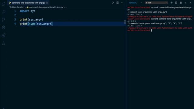 Python Programming Tutorial # 74 | Command Line Arguments with argv in python - English смотреть онлайн