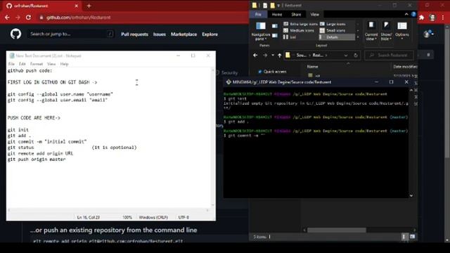 How to Add a Project in GitHub using Git Bash and Generate Live Link смотреть онлайн