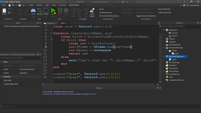 3D terrain generation in lua [ROBLOX STUDIO][PART 1] смотреть онлайн