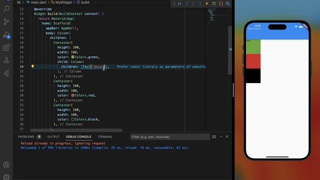 Flutter. Урок 1. Row, Column, Material App, Scaffold смотреть онлайн