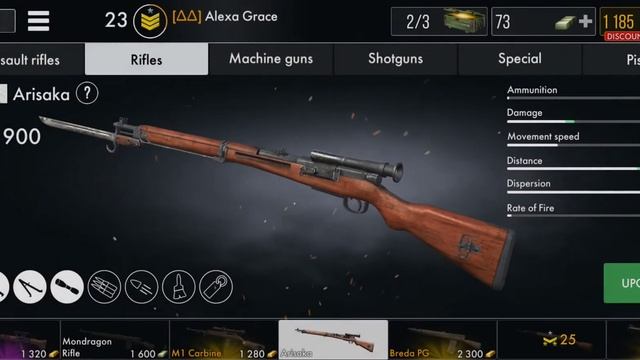 Buying Arisaka Weapon ~World War Heroes: WW2 FPS смотреть онлайн