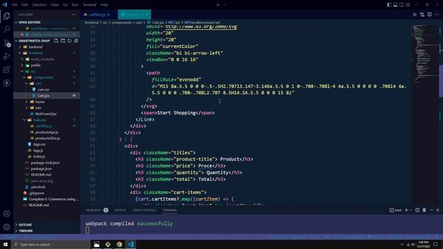 Complete E-Commerce using MERN || React and Redux Toolkit Course || Clear Cart || 18 смотреть онлайн