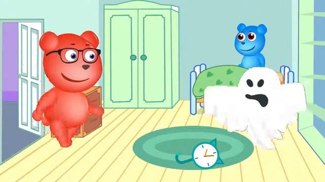 Mega Gummy Bear Funny Magic Door Finger Family Nursery Rhymes for kids Toys Fun