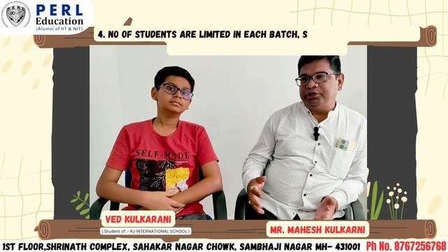 Parent's Review | 9th ICSE | Perl Education смотреть онлайн