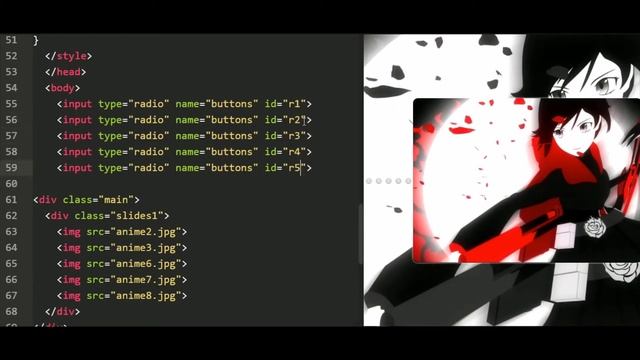 Double Image Slider With Full Background Filter Effect With Pure CSS | Image Slider With RadioButto смотреть онлайн